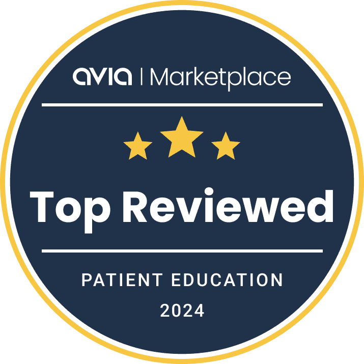 AVIA Marketplace Top Reviewed for Patient Education